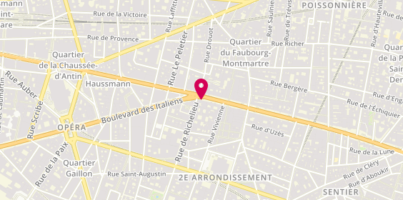 Plan de Crédit Agricole, 21 Boulevard Montmartre, 75002 Paris
