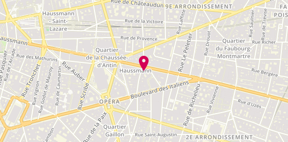 Plan de Cic, 13 Boulevard Haussmann, 75009 Paris