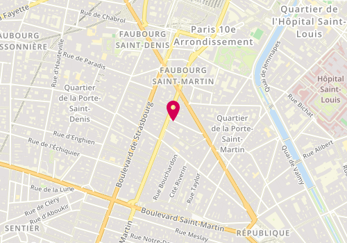 Plan de Express Union France, 21 Rue de Nancy, 75010 Paris