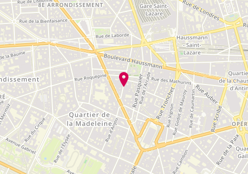 Plan de Sg, 50 Rue d'Anjou, 75008 Paris