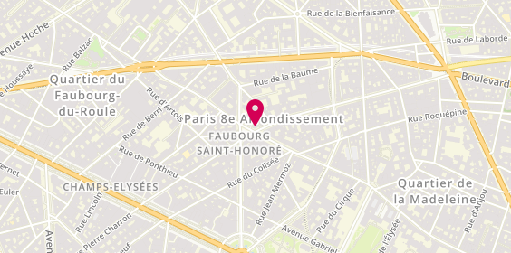 Plan de LCL, 152 Rue du Faubourg Saint-Honoré, 75008 Paris