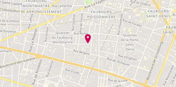 Plan de BNP Paribas, 8 Rue Sainte Cécile, 75009 Paris