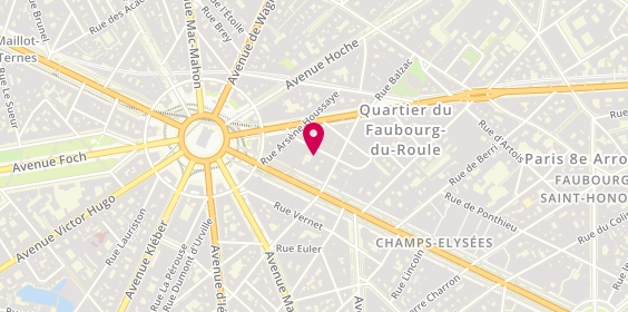 Plan de Banque Byblos France Paris, 15 Rue Lord Byron, 75008 Paris
