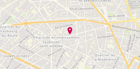 Plan de Fédération nationale du Crédit Agricole, 48 Rue la Boétie, 75008 Paris
