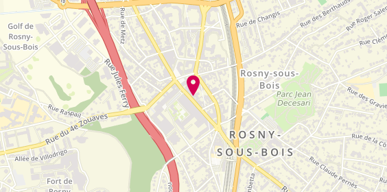 Plan de Sg, 7 Rue du Général Gallieni, 93110 Rosny-sous-Bois