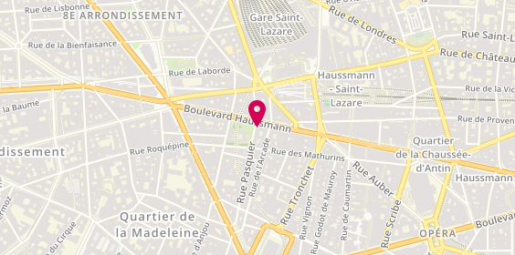 Plan de Icbc Paris Branch, 73 Boulevard Haussmann, 75008 Paris