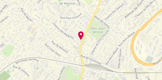 Plan de Banque Populaire Val de France, 27 avenue de Saint-Germain, 78160 Marly-le-Roi