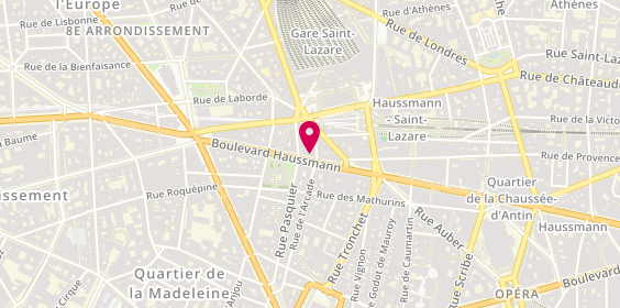 Plan de Commerzbank, 86 Boulevard Haussmann, 75008 Paris