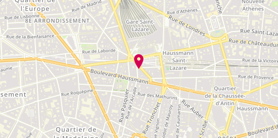Plan de Le CREDIT LYONNAIS, 9 Rue de Rome, 75008 Paris