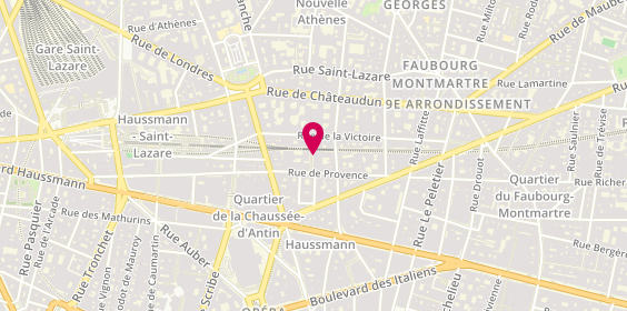 Plan de Banque Federative du Credit Mutuel Bfcm, 6 Avenue Provence, 75009 Paris