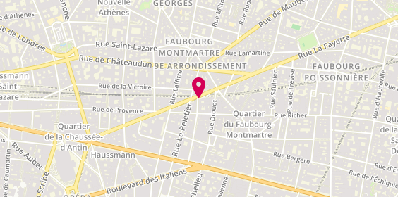 Plan de BNP Paribas - Paris la Fayette, 44 Rue la Fayette, 75009 Paris