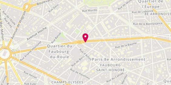 Plan de Lazard Frères Banque, 175 Boulevard Haussmann, 75008 Paris