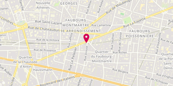 Plan de LCL Banque et assurance, 50 Rue la Fayette, 75009 Paris