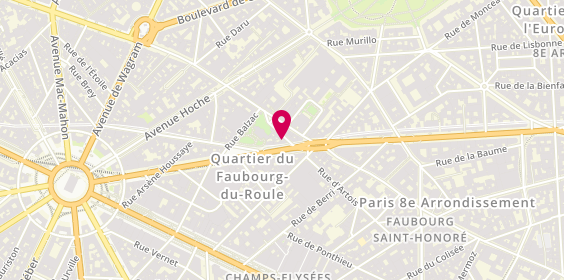 Plan de BNP Paribas, 6 avenue de Friedland, 75008 Paris