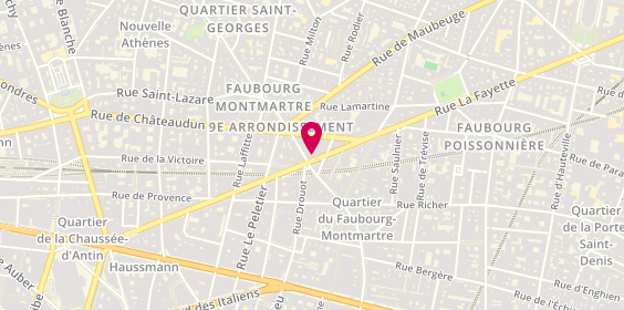Plan de Caisse Credit Mutuel Paris Montmar Grand, 47 Rue la Fayette, 75009 Paris