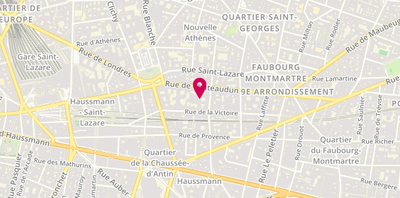 Plan de CIC Iberbanco, 6 avenue de Provence, 75009 Paris