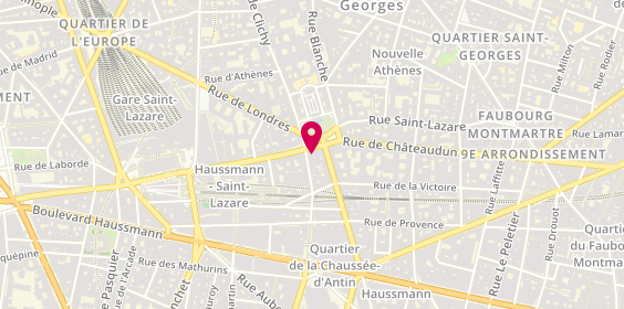 Plan de LCL Banque et assurance, 75 Rue Saint-Lazare, 75009 Paris