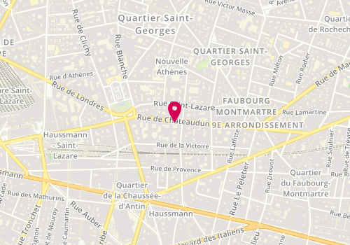 Plan de Kbc Bank, 52 Rue de la Victoire, 75009 Paris