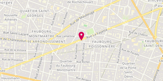 Plan de Agence Paris la Fayette, 74 Rue la Fayette, 75009 Paris