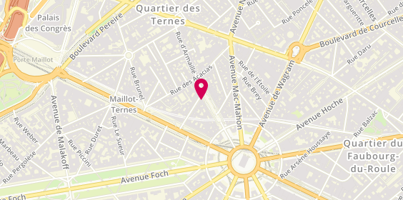 Plan de Agence Groupama Paris Carnot, 21 avenue Carnot, 75017 Paris