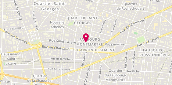 Plan de Sg, 1 Rue Saint-Lazare, 75009 Paris