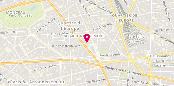 Plan de H Malesherbes, 48 Boulevard Malesherbes, 75008 Paris