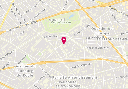 Plan de Standard Chartered Bank, 32 Rue de Monceau, 75008 Paris