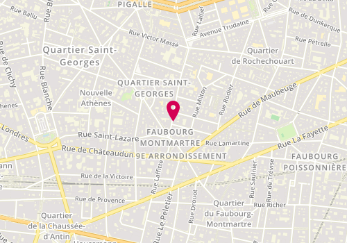 Plan de Crédit Agricole, 14 rue des Martyrs, 75009 Paris