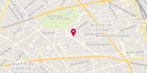 Plan de Bank Pictet & Cie (Europe) AG, Succursale de Paris, 34 avenue de Messine, 75008 Paris