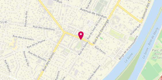 Plan de BNP Paribas - Croissy Sur Seine, 5 Boulevard Fernand Hostachy, 78290 Croissy