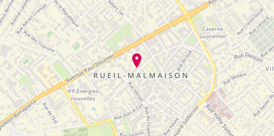 Plan de BNP Paribas - Rueil Mairie Foch, 10-12 Boulevard du Maréchal Foch, 92500 Rueil-Malmaison