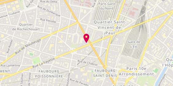 Plan de CIC Iberbanco, 127 Rue la Fayette, 75010 Paris