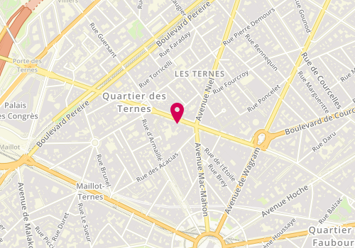 Plan de Paris Ternes Bis, 45 avenue des Ternes, 75017 Paris