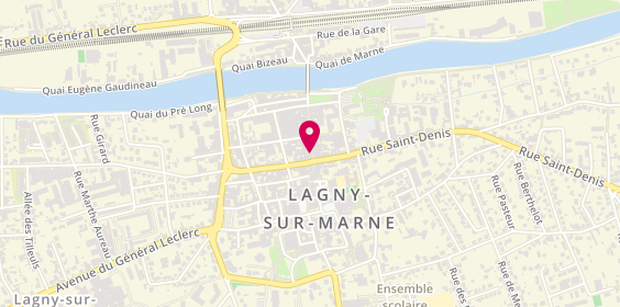 Plan de LCL Banque et assurance, 48 Rue du Chemin de Fer, 77400 Lagny-sur-Marne