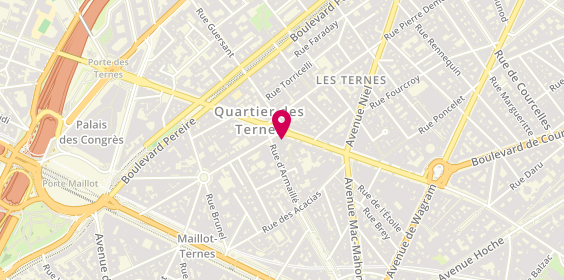 Plan de Caisse d'Epargne Paris Ternes, 61 avenue des Ternes, 75017 Paris
