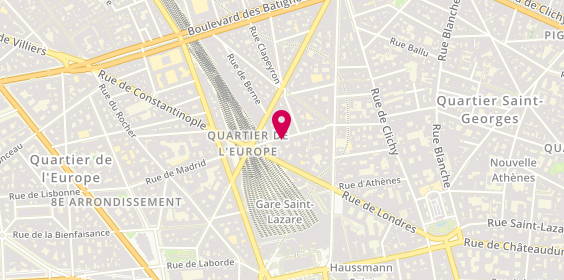 Plan de Societe Generale, 43 Rue de Liege, 75008 Paris