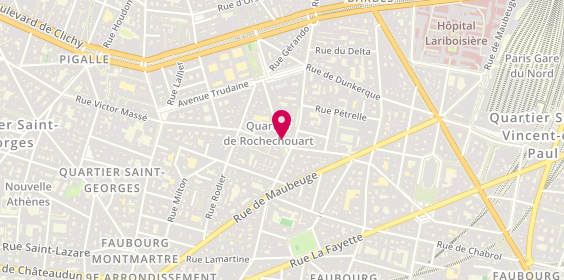 Plan de LCL Agence des Professionnels, 2 Rue Turgot, 75009 Paris