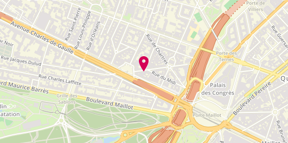 Plan de Hsbc - Agence Neuilly Sablons, 35 Rue de Sablonville, 92200 Neuilly-sur-Seine