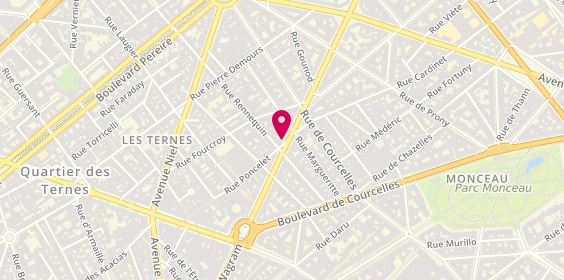Plan de LCL Agence des Professionnels, 85 Bis avenue de Wagram, 75017 Paris