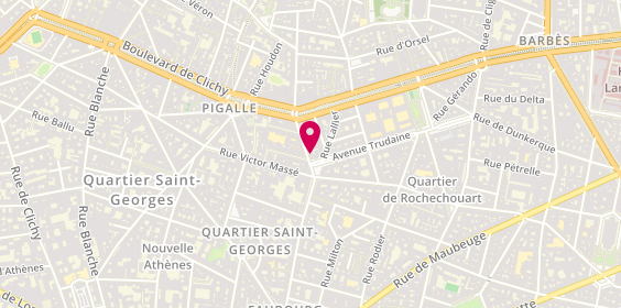 Plan de LCL Banque et assurance, 32 avenue Trudaine, 75009 Paris