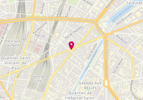Plan de Banque Populaire Rives de Paris, 223 Rue du Faubourg Saint-Martin, 75010 Paris