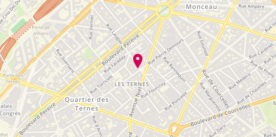 Plan de BRED-Banque Populaire, 29 Ter Rue Pierre Demours, 75017 Paris