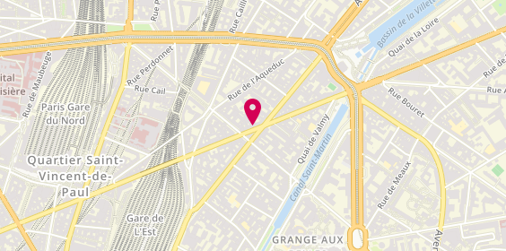 Plan de Bw Louis Blanc, 221 Rue la Fayette, 75010 Paris