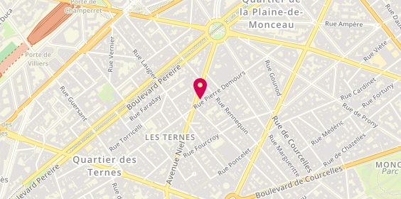 Plan de Paris Niel, 40 avenue Niel, 75017 Paris