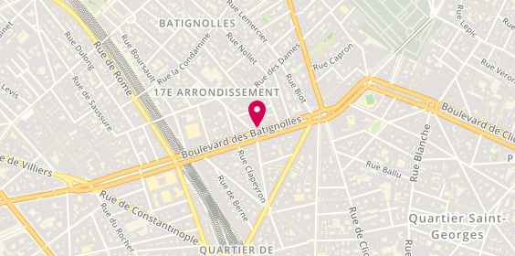 Plan de Crédit Mutuel, 30 Boulevard des Batignolles, 75017 Paris
