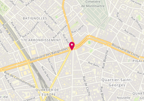 Plan de X Place Clichy, 3 place de Clichy, 75008 Paris