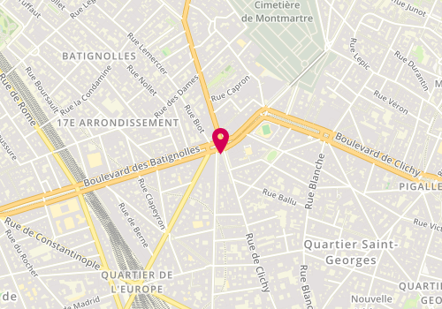 Plan de BNP Paribas Paris, 1 place de Clichy, 75009 Paris