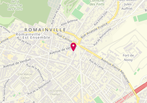Plan de LCL, 14 Rue de la République, 93230 Romainville