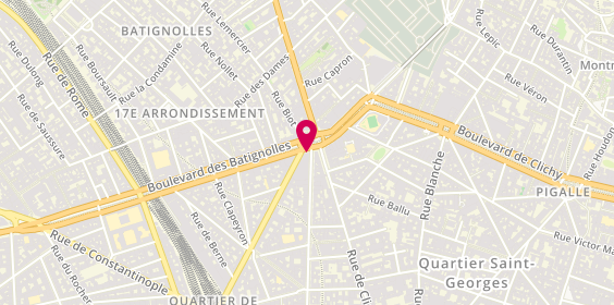 Plan de X Place Clichy, 3 place de Clichy, 75008 Paris