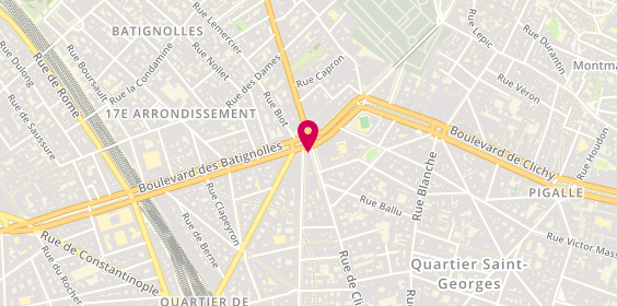 Plan de BNP Paribas Paris, 1 place de Clichy, 75009 Paris